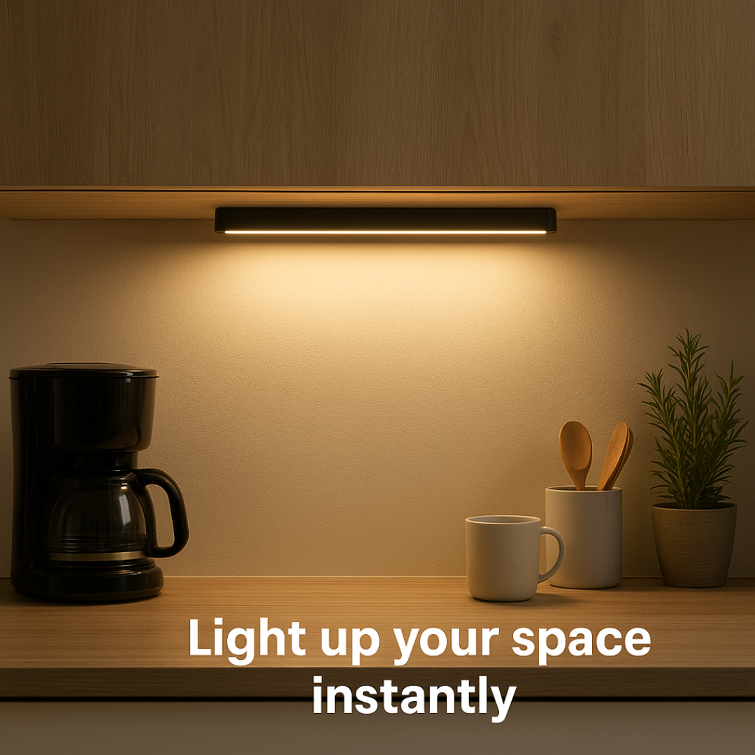 Ultra-Thin Motion Sensor Magnetic LED Bar Light 60CM