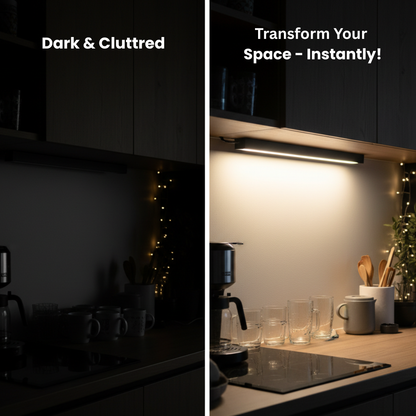 Ultra-Thin Motion Sensor Magnetic LED Bar Light 60CM